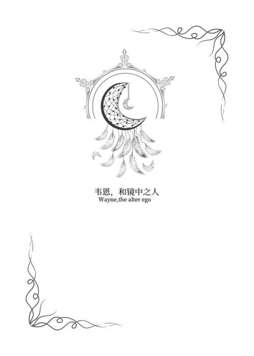 [綜英美]韋恩，和鏡中之人