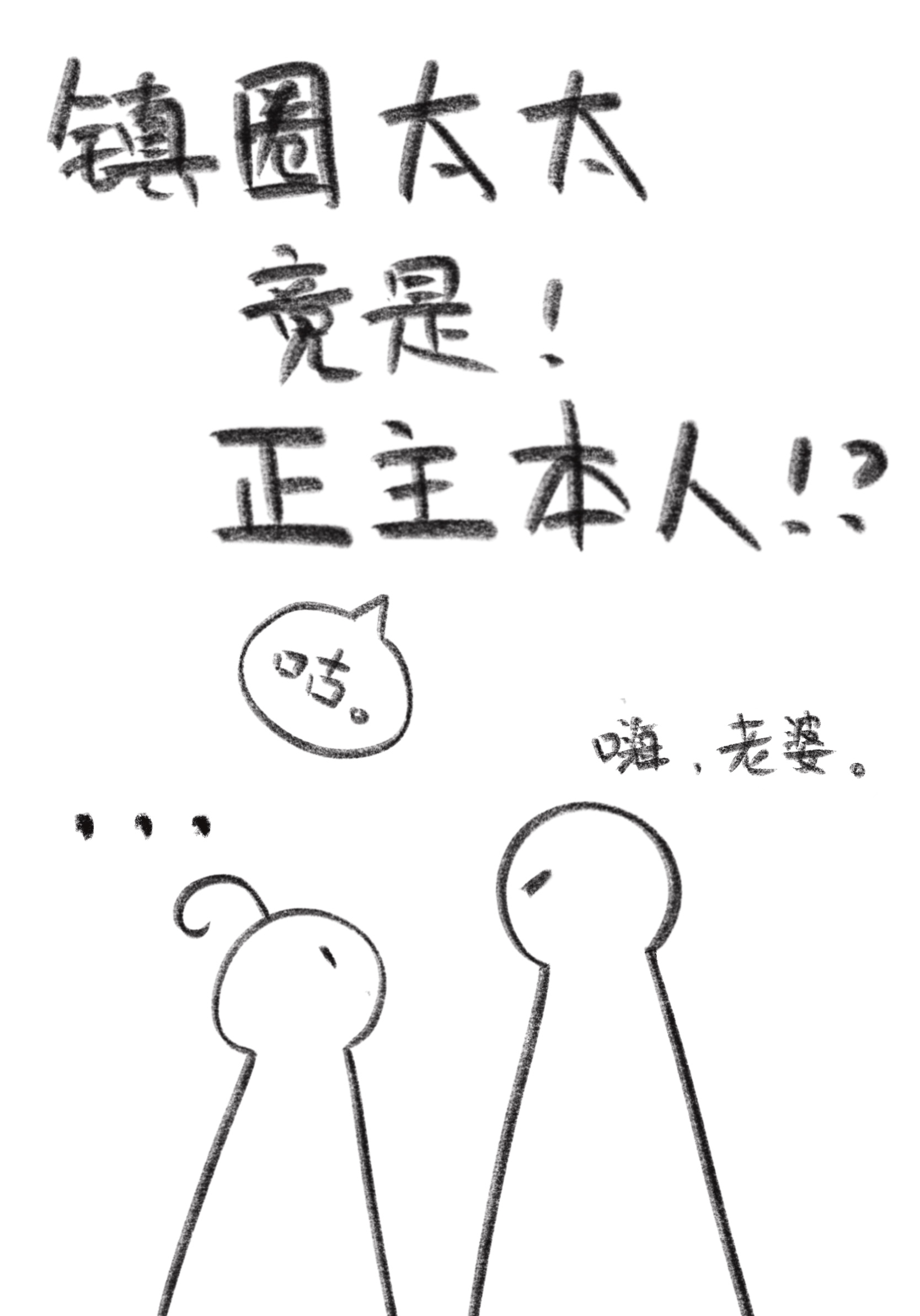 鎮圈太太竟是正主本人
