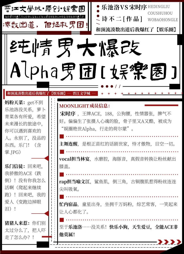 純情男大爆改Alpha男團［娛樂圈］